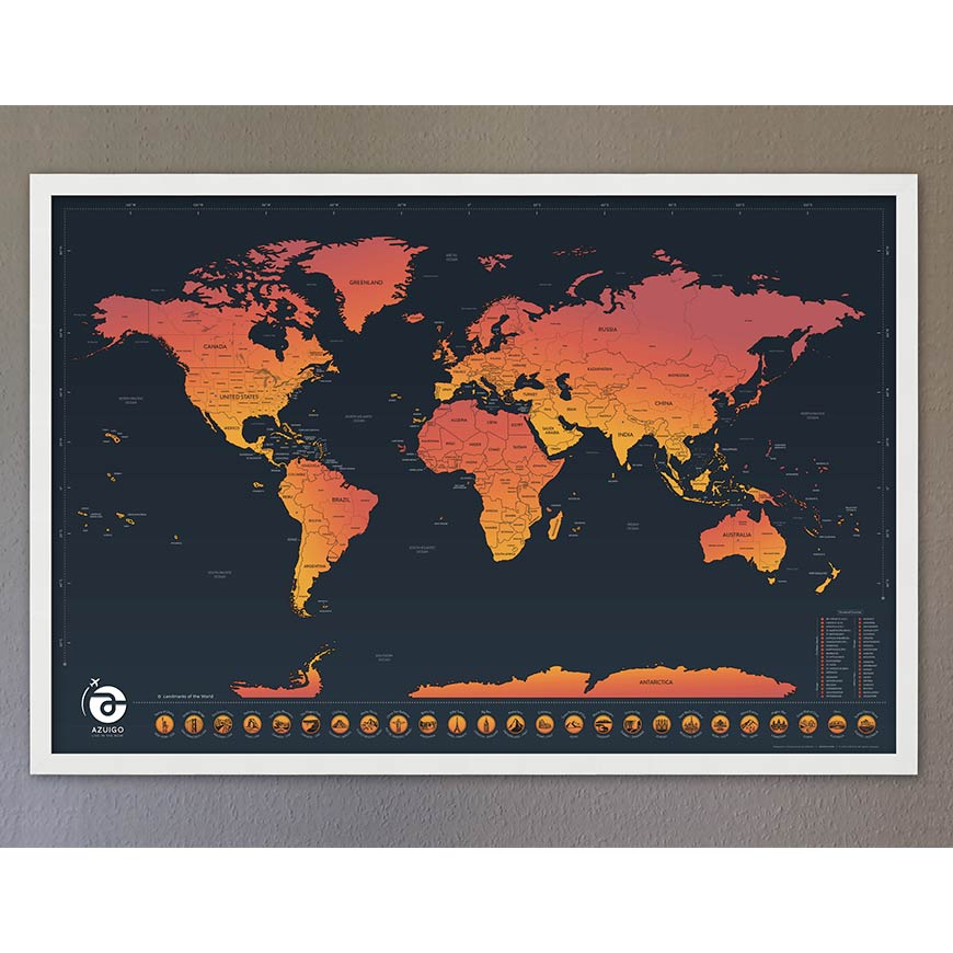 Ma Carte du Monde à Gratter (Blog Zôdio)